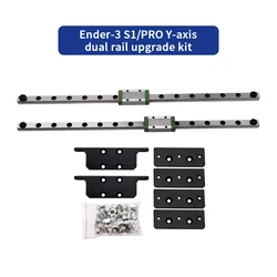 ELVES Upgrade Dual Y-Axis Rail Ender 3 S1 Pro Y axis MGN9H Linear Rail Upgrade Mod for Ender-3 S1 3D Printer Accessories