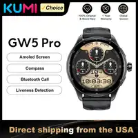 KUMI GW5 Pro 1.43"AMOLED Screen IP68 Waterproof Bluetooth Call 5.2 Health sleep monitor 100+ Sports modes compass smart watch 1