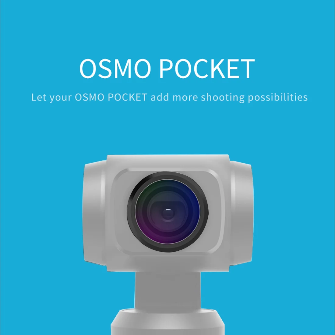 Description Picture 2 of item1.33x Video Camera Anamorphic Light Lens Magnetic Wide-Angle Lens Pro for DJI Osmo Pocket Cinema Vlog Handheld Gimbal Telephoto