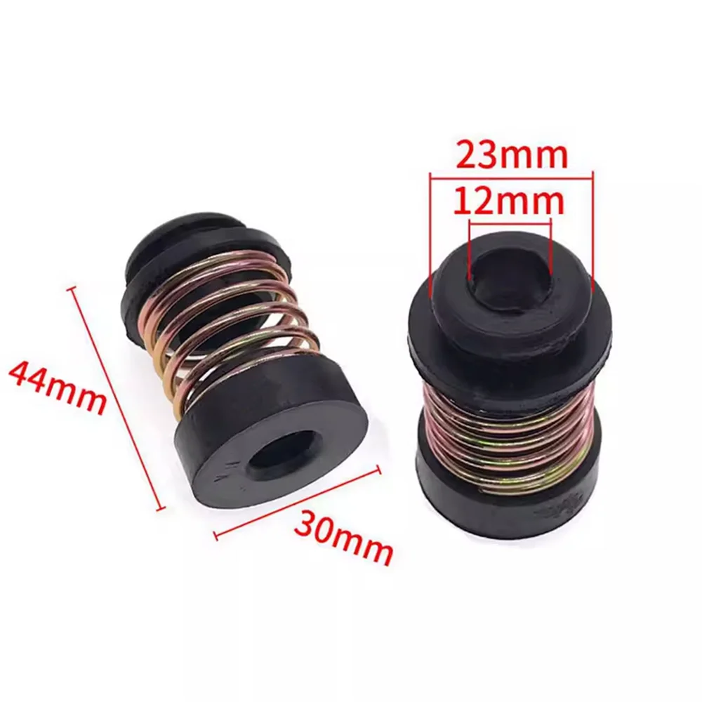 4 PCS Refrigerator Freezer Compressor Shock Pad Spring Shock-absorbing Mounting Foot Rubber Mat Fridge Compressor Vibration Pad