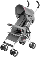 Poussette Moby-System Barton légère, pliable, grise, avec barre de protection et harnais pour enfants jusqu'à 15 kg 7