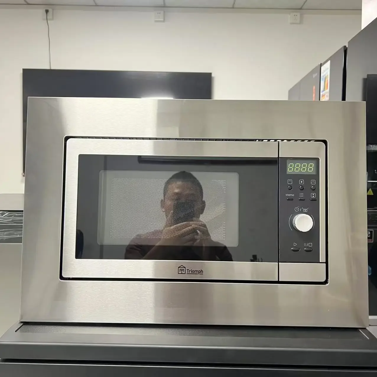 kitchen appliances built in microwave 20L EU standard microondes stainless steel silver and black color 220v 50hz 1080w TJMOI20X 3