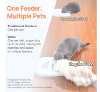 NEW Smart Microchip RFID Pet Feeder Bowl For Cats Dog And Multi Pets Homes Intelligent Automatic Timed Cat Food Dispenser 4