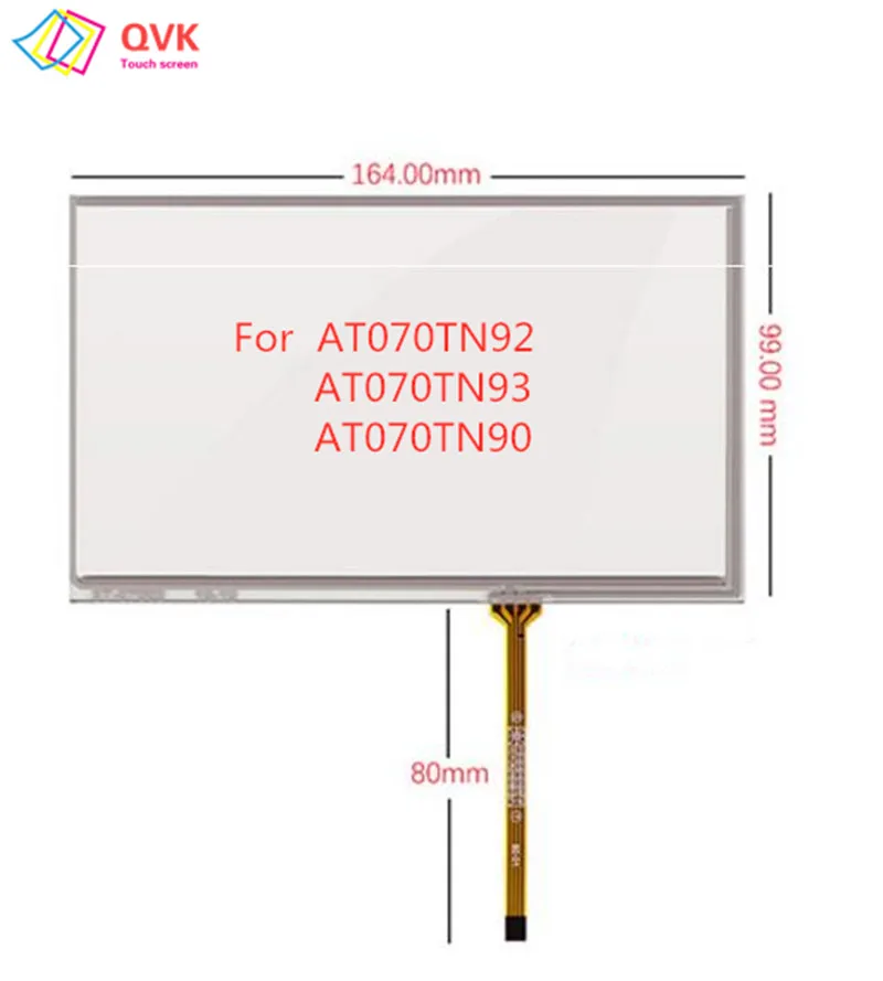 Resistive Polegadas Touch Screen Digitizer Sensor Painel ou Carro Dvd Plc St07002 07001 D01 A03 10 Peças Lote 165*100 mm 165×100 mm 4pin