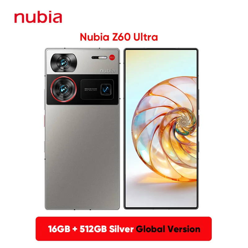 nubia Z60 Ultra シルバー 16GB + 512GB SIMフリー) ヌビア Nubia Z60