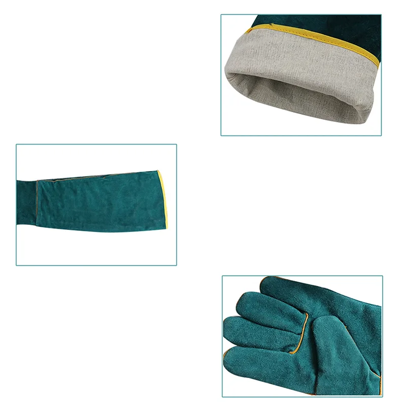 Reptile Anti-Bite Gloves 62Cm Pet Protection Gloves Snake Lizard Monitor Lizard Special Anti-Scratch and Bite Durable