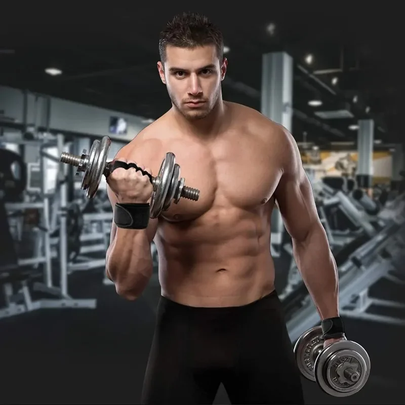 1 Pairs Weightlifting Training Gloves for Men Women Fitness Sports Body Building Gymnastics Gym Hand Wrist Palm Protector Gloves 5