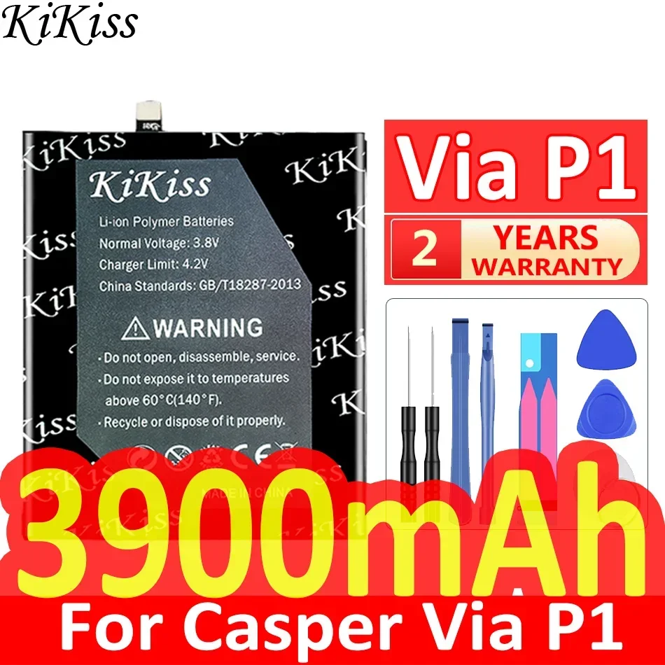 

Мощный аккумулятор 3900 мАч KiKiss для Casper через стандартные аккумуляторы P1