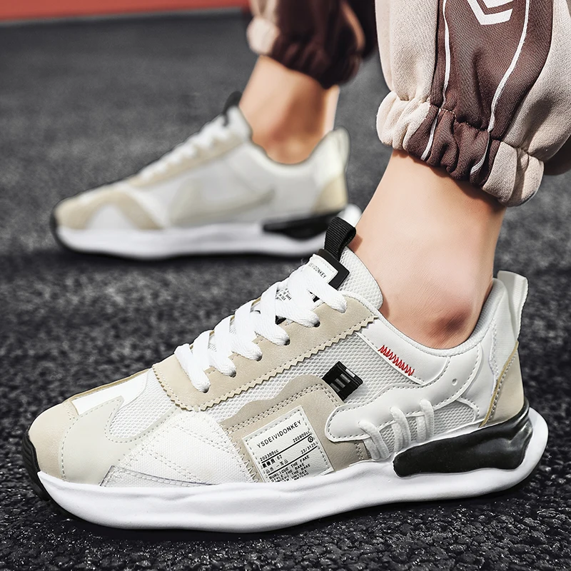 Men Fashion Casual Running Shoes Man Autumn New Sport Sneakers Classical Thick-soled Mesh Breathable Casual Shoes Men Sneakers 4