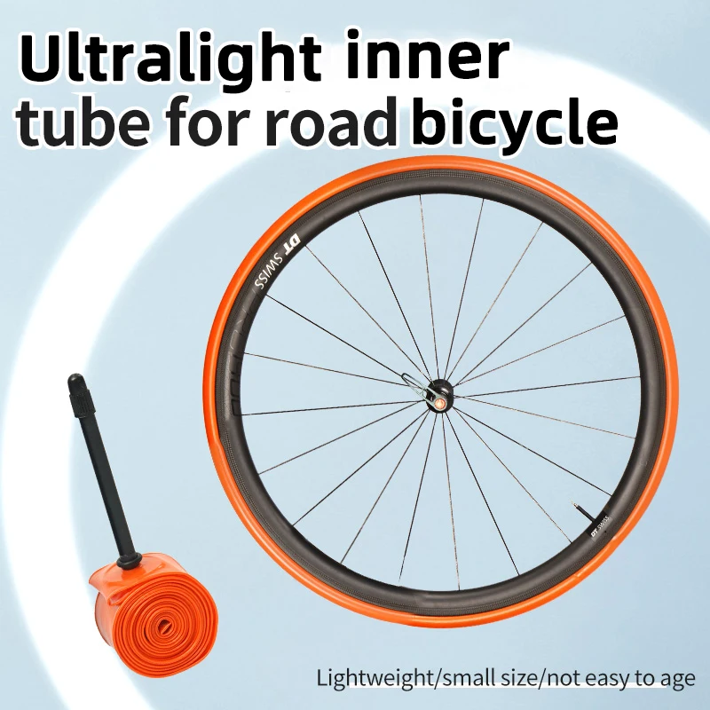 Ultralight Bike Inner Tube 700 18-32C Road Bicycle TPU Inner Tire 700c 45/65/85mm Length French Valve Super Light Tube