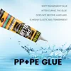 50ML FIXWANT Polypropylene PP Glue PE EVA POM PU Plastic Leather Waterproof Soft Glue Strong PVC Adhesive 4
