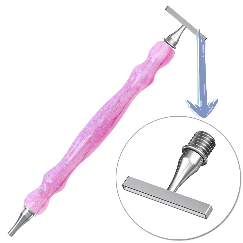 Description Picture 4 of itemDiamond Painting Pen Accessory Tool,Thin Threaded Stainless Steel Multi-Place Tip,Resin Diamond Painting Pen for DIY Diamond Art