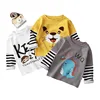 Spring and Autumn Children's T-Shirt Boys Girls Long-Sleeved Tops 0-5 Years Old Cartoon Bottoming Shirt Baby Children's Clothing 5