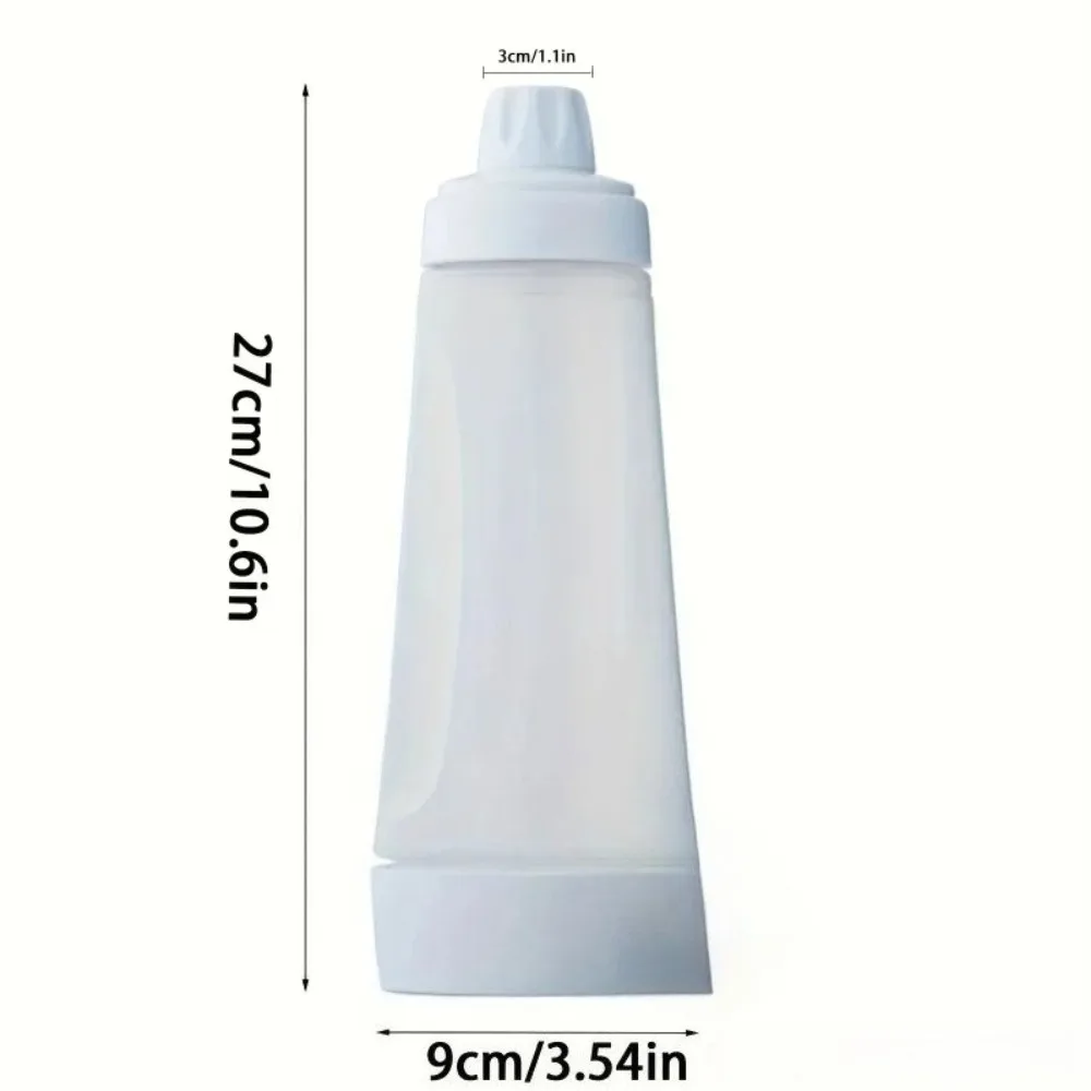 New 1000ml Hand Cranked Batter Mixer Bottle with Scale Batter Dispenser Pancake with Whisk Ball Baked Goods Easy-Squeeze LIJIAO