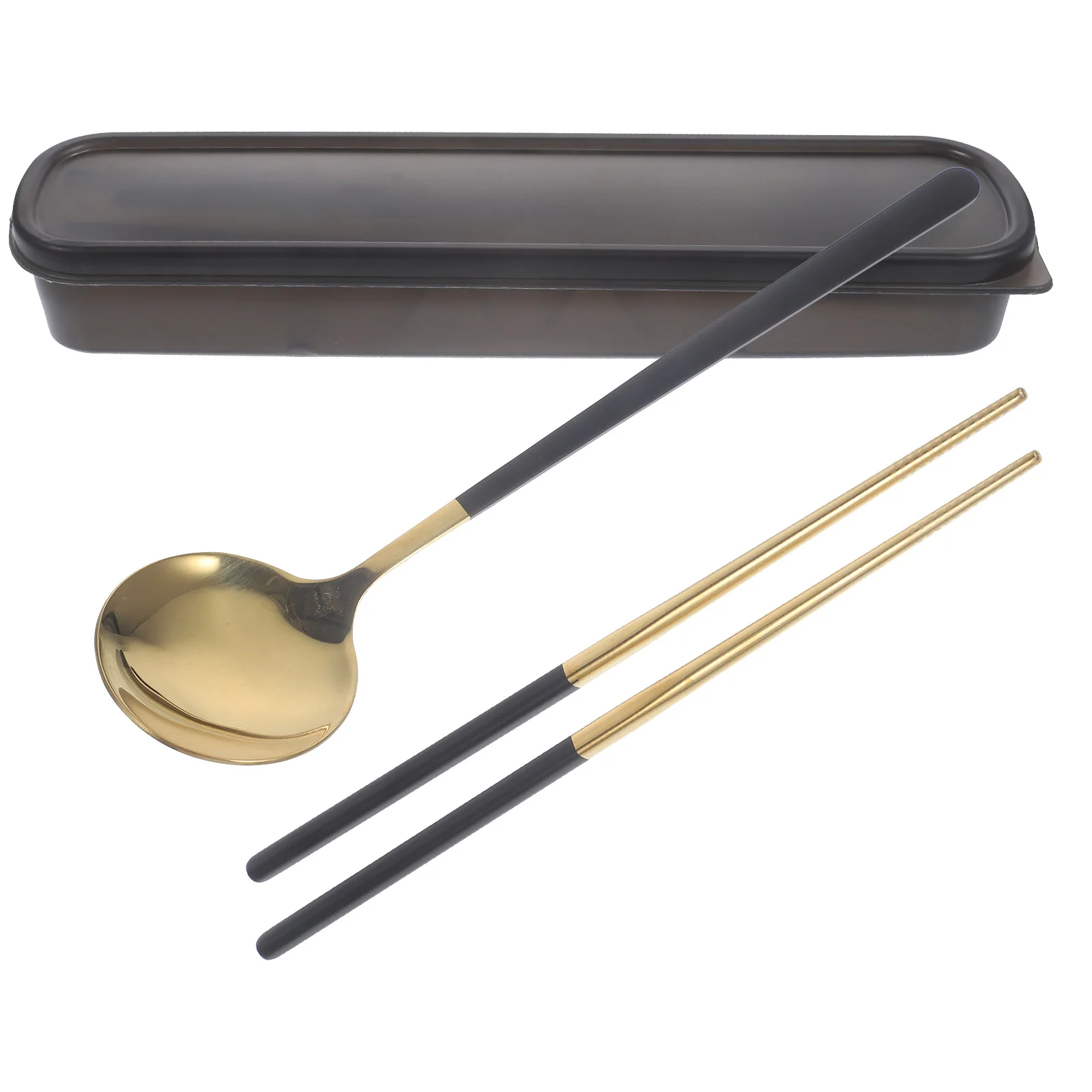 

Chopsticks Set Stainless Steel Cutlery Student Flatware 304 Reusable Tableware Kit