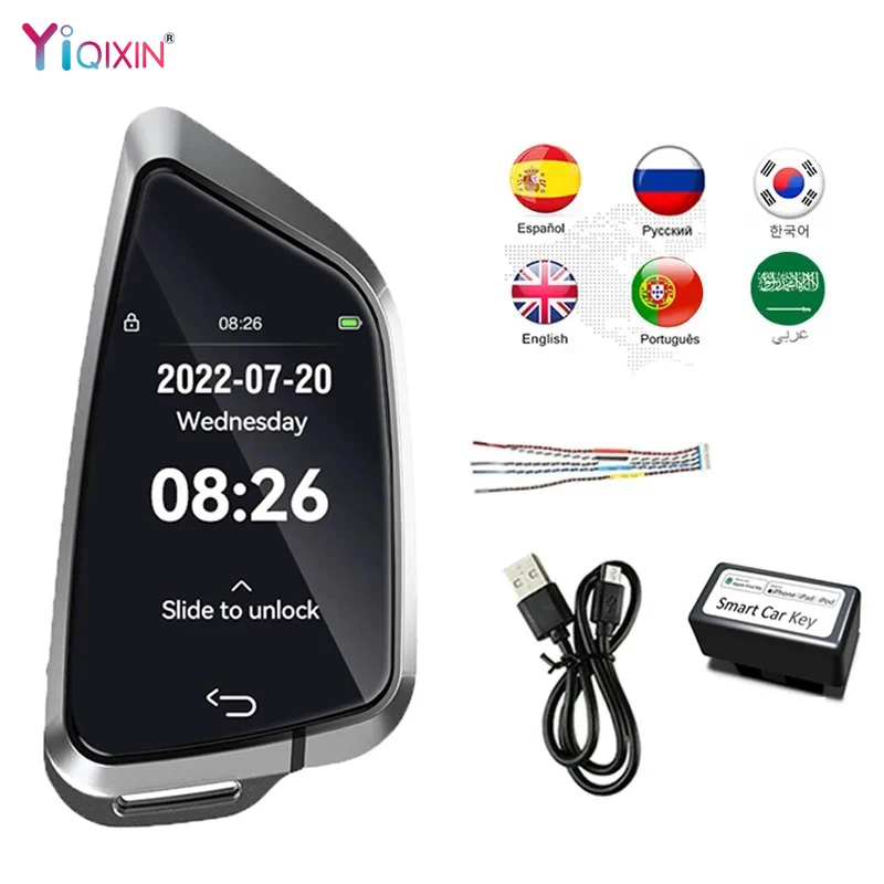 Cf588 Display Lcd Universale Smart Key Modificato Per Audi/Bmw/Ford/Toyota/Benz/Hyundai/Porsche Remote Key Coreano/Inglese