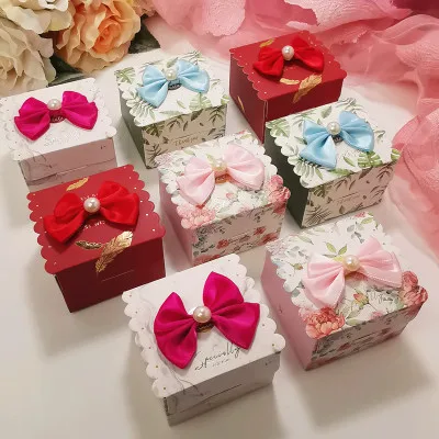 

Новинка 2020 года, подарочная коробка в виде банта для свадебной вечеринки, Свадебная подарочная коробка для Дня Святого Валентина, рождественские подарочные коробки, товары для мероприятий и вечеринок