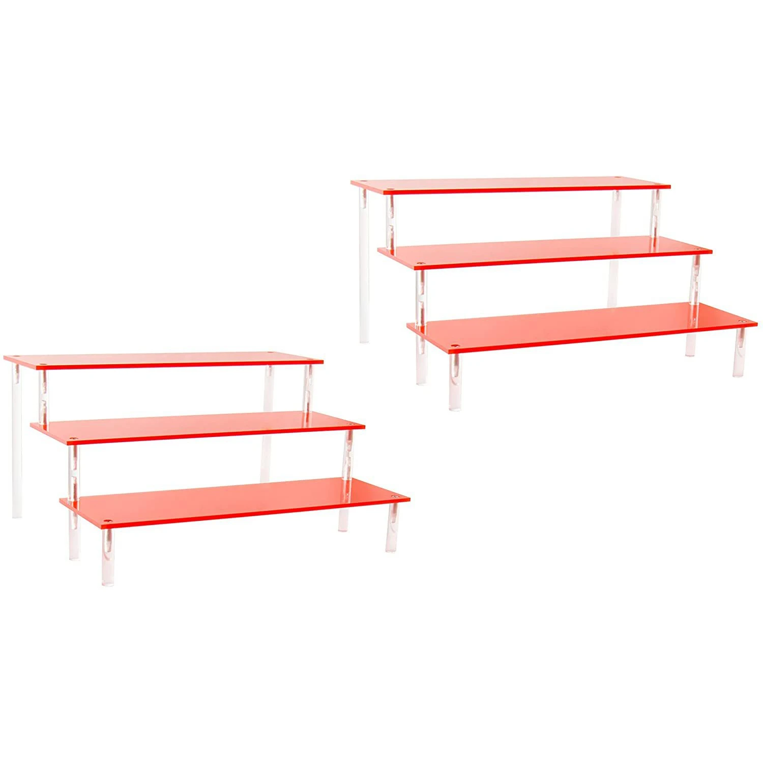 

4mm Acrylic Display Riser Stand for Action Figure Toy Model Doll Cosmetic Nail Polish Jewelry; Perfume Shelf; Cupcake Stan