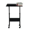 Removable P2 15MM Chipboard & Steel Side Table with Baffle Black 3