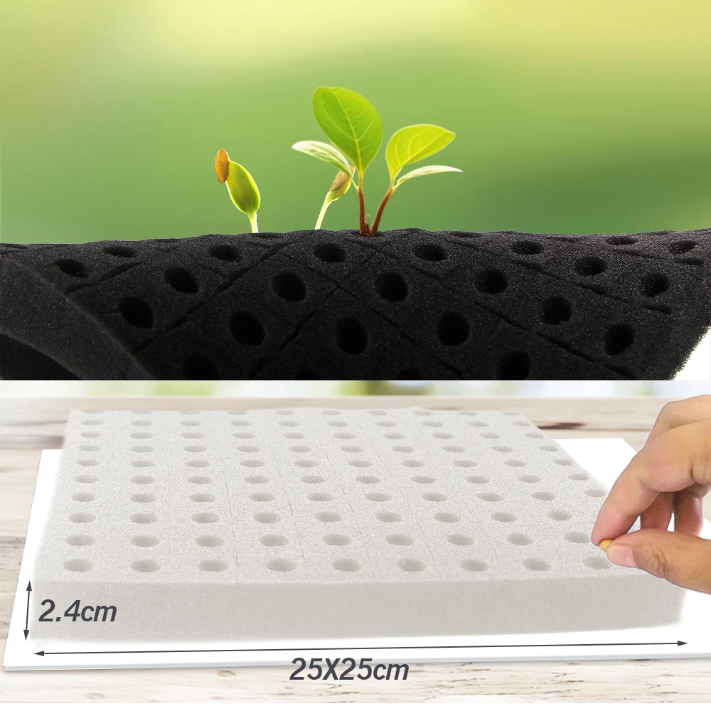 Hydroponic Sponge Planter Tool Square Seedling Sponge Garden Greenhouse Soilless Cultivation Small Bud Grow Water Retention Foam 2