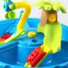 22pc 43cm Kids Sand Water Activity Play Table Fun Outdoor Sandpit Toys Set 5