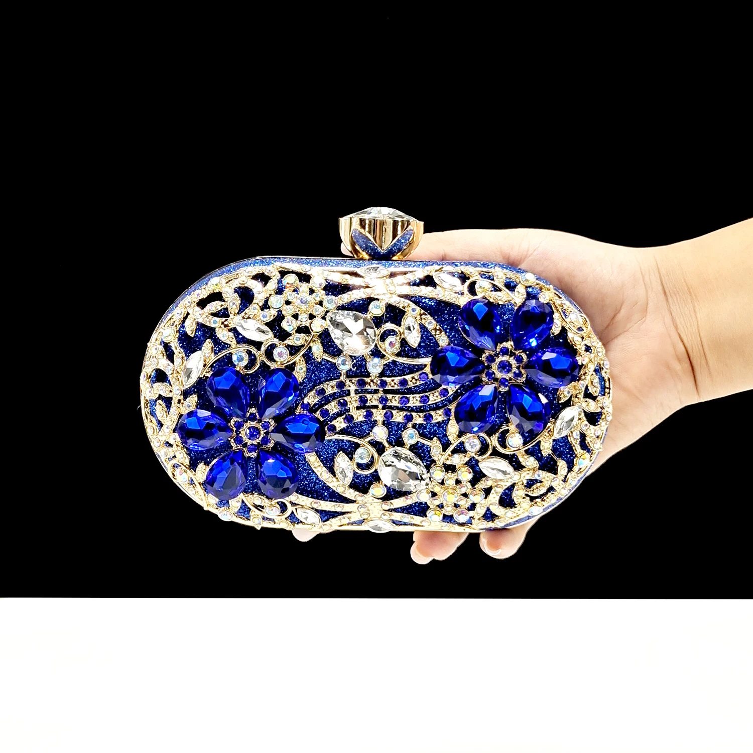 QSGFC Italian Design Rhinestone-encrusted Ladies Party Shoes And Special Bag High Heels And Dual Purpose Bag Women's Shoes