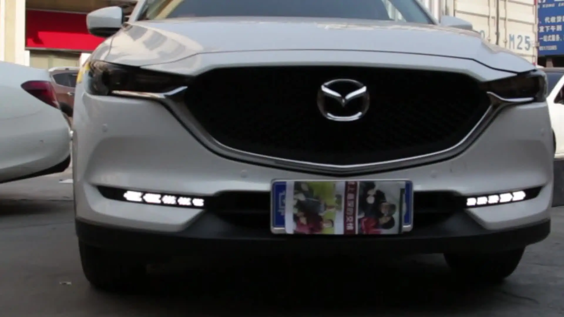 Для Mazda CX-5 2017-2019 обновленный передний бампер светодиодные динамические дневные