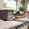 Kitchen Storage Bag Glass Cup Rack Cooking Plate Soup Spoon Case Dish Fabric Holder Travel Kitchen Accessories Shelf Organizer 2