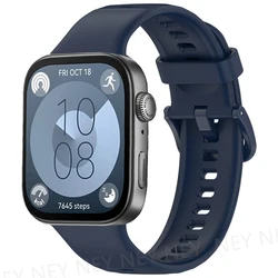 Smartwatch Silicone Sport Band - Premium Strap for Huawei Watch 2024 Accessories (8 midnight blue)
