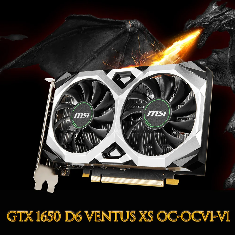 MSI GEFORCE GTX1650 VENTUS XS 4G OC GEFORCE GTX1650 グラフィックスボード-