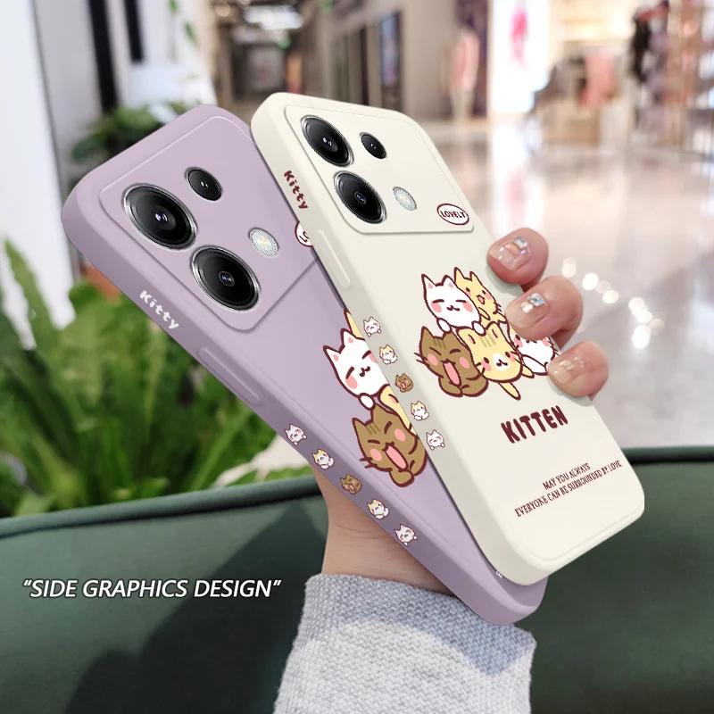 Adorable Soft Cat Silicone Phone Case Cover