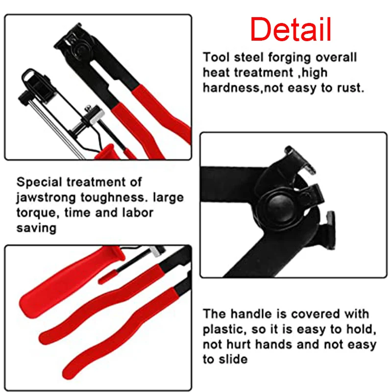 Car ATV Auto Joint Banding Boot Axle Clamp Tool Half Shaft Boot Band Buckle Clamps Repair Install Tools Axle Clamp cv boot clamp
