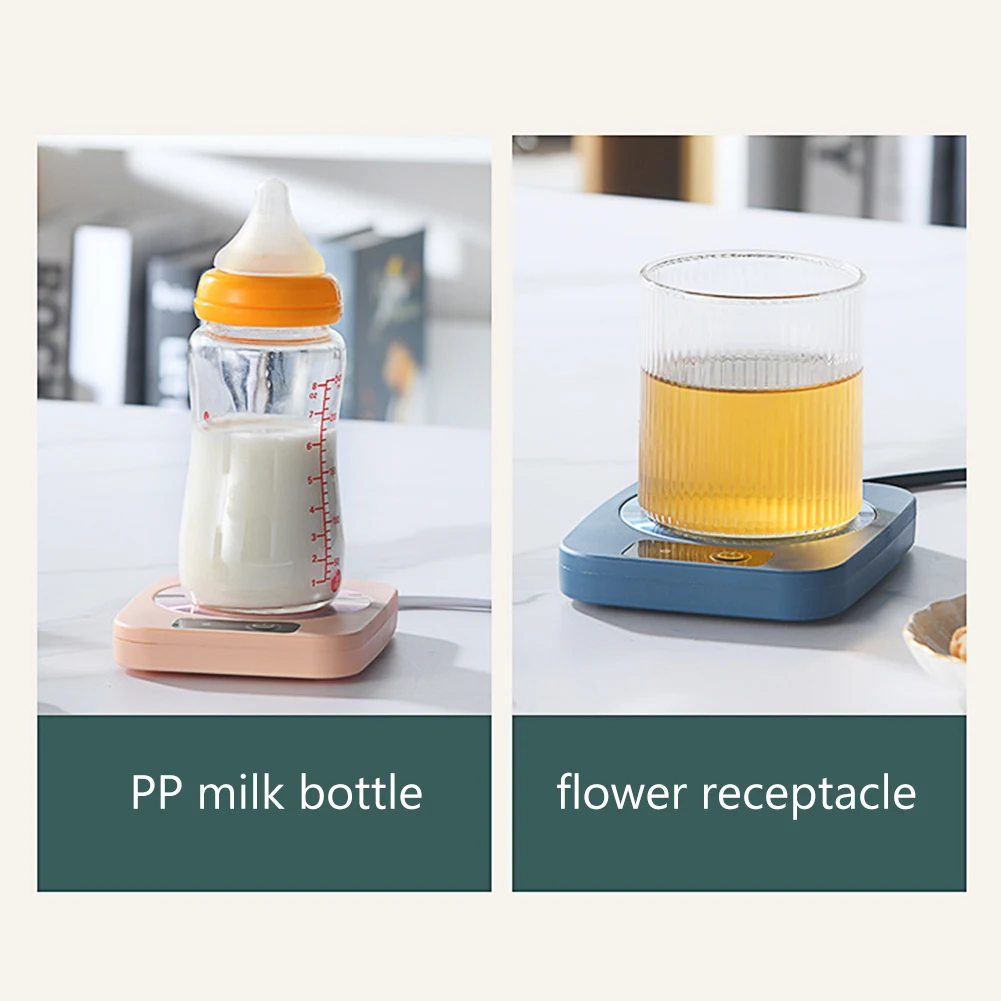 Electric Coffee Mug Warmer Constant Temperature Coffee Mug Heating Coaster Portable Water Pad Heater Lightweight for Home Office