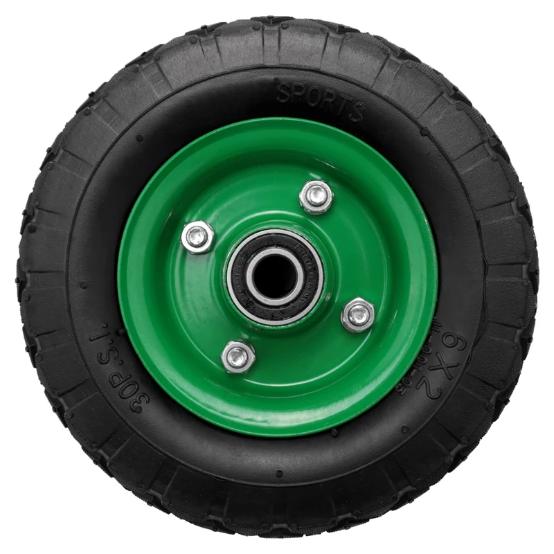 

Inflatable Tire Wear-Resistant 6In Wheel 150Mm Tire Industrial Grade Cart Trolley Tyre Caster 250Kg 36Psi