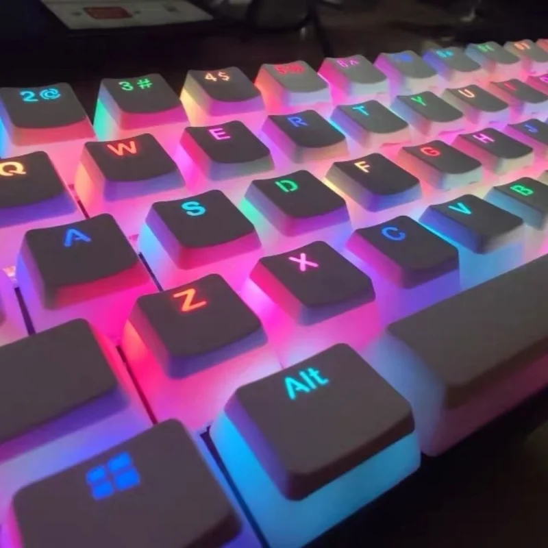 Oem Perfil Pudim Keycap Pbt Keycaps para Cherry mx Switch Teclado Mecânico Rgb Gamer Custom Backlit Key Caps 108 Teclas
