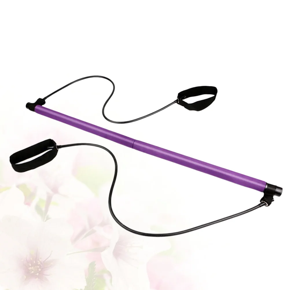 

1PC Pilates Bar with Resistance Band Portable Yoga Pilates Yoga Exercise Bar for Home Gym Bodybuilding Workout