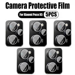 5PCS Camera Soft TPU Protective Films For XIaomi Poco X5 Pro Back Lens Anti Scratch Clear Screen Protector for Poco X5