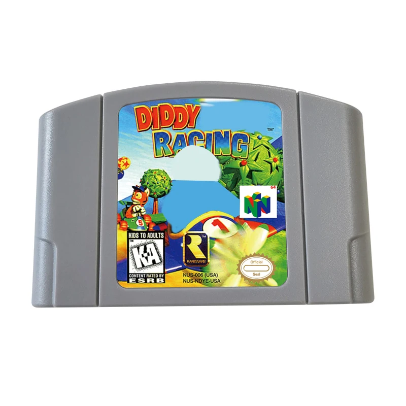 Diddy-Kong-Racing 64Bit Game Cartridge USA NTSC version for N64 Consoles
