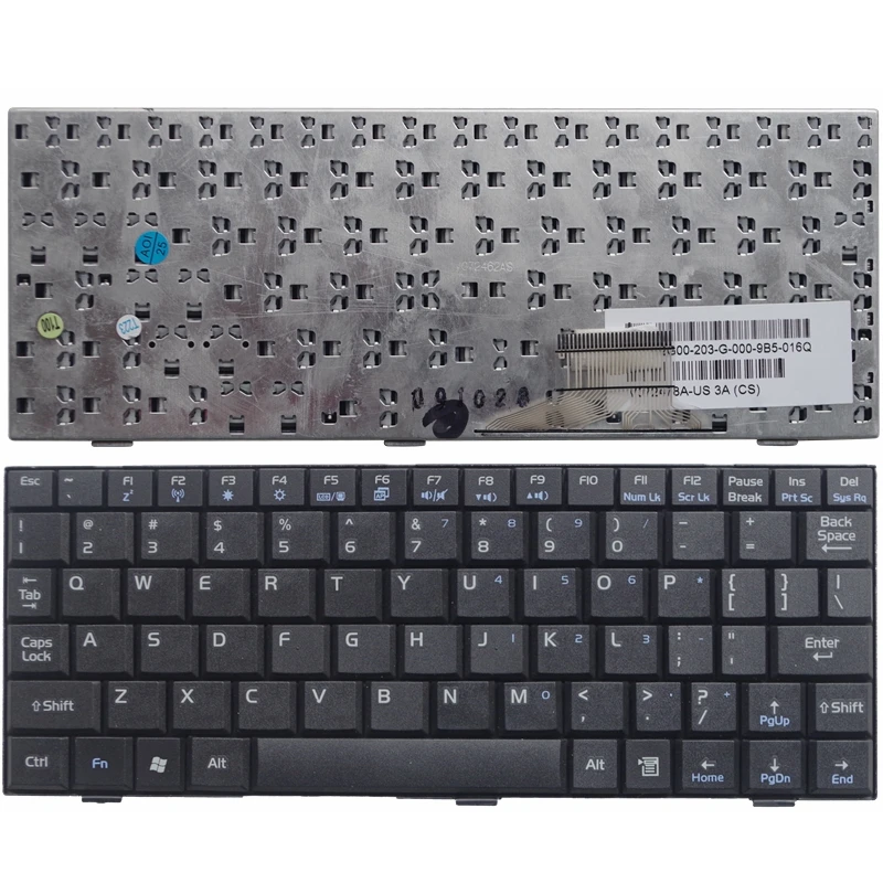 

US FOR ASUS EPC 900 900HD 900A 2G 4G 8G 901 902 Eee PC 700 701 701SD US 4G 8.9 inch Laptop Keyboard New Black English