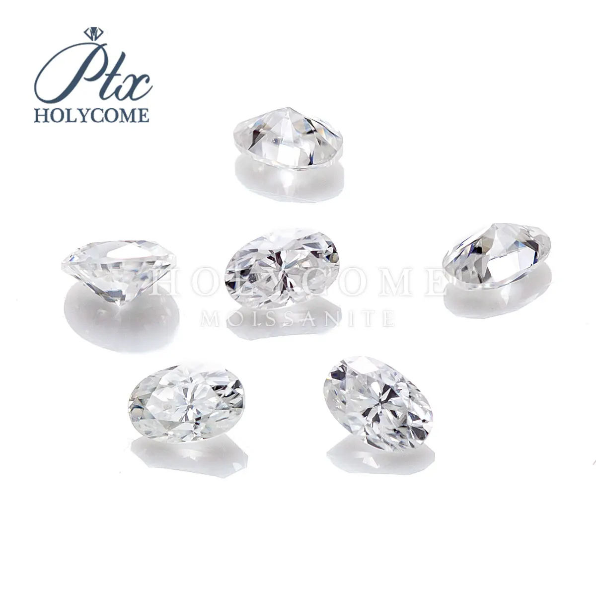 

Holycome Moissanite Small Oval Cut D VVS1 1.5x3-2.5x5mm Free Shipping Excellent Brilliant Loose Moissanite Factory Wholesale