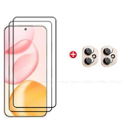 Versatile 6 - in - 1 Tempered Glass Screen and Lens Protector with 9H Hardness and HD Clarity for HONOR 400 (2 Glass and 2 Lens)
