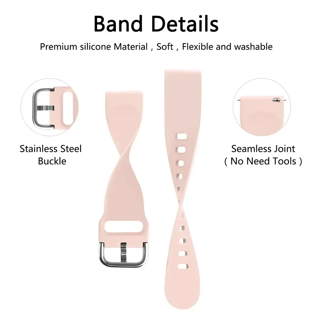 Versatile Silicone Watch Strap - 20mm/22mm Adjustable Band