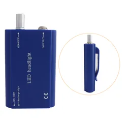 Rechargeable Headlight for Dental and Medical Magnification with USB and Belt-clip (Battery BU Belt Clip)