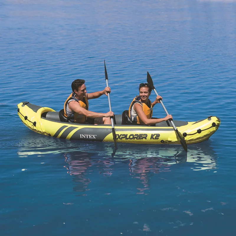 Gommone 2 Persone Sport Canoa Explorer K2 312X91X51Cm Kayak Gonfiabile