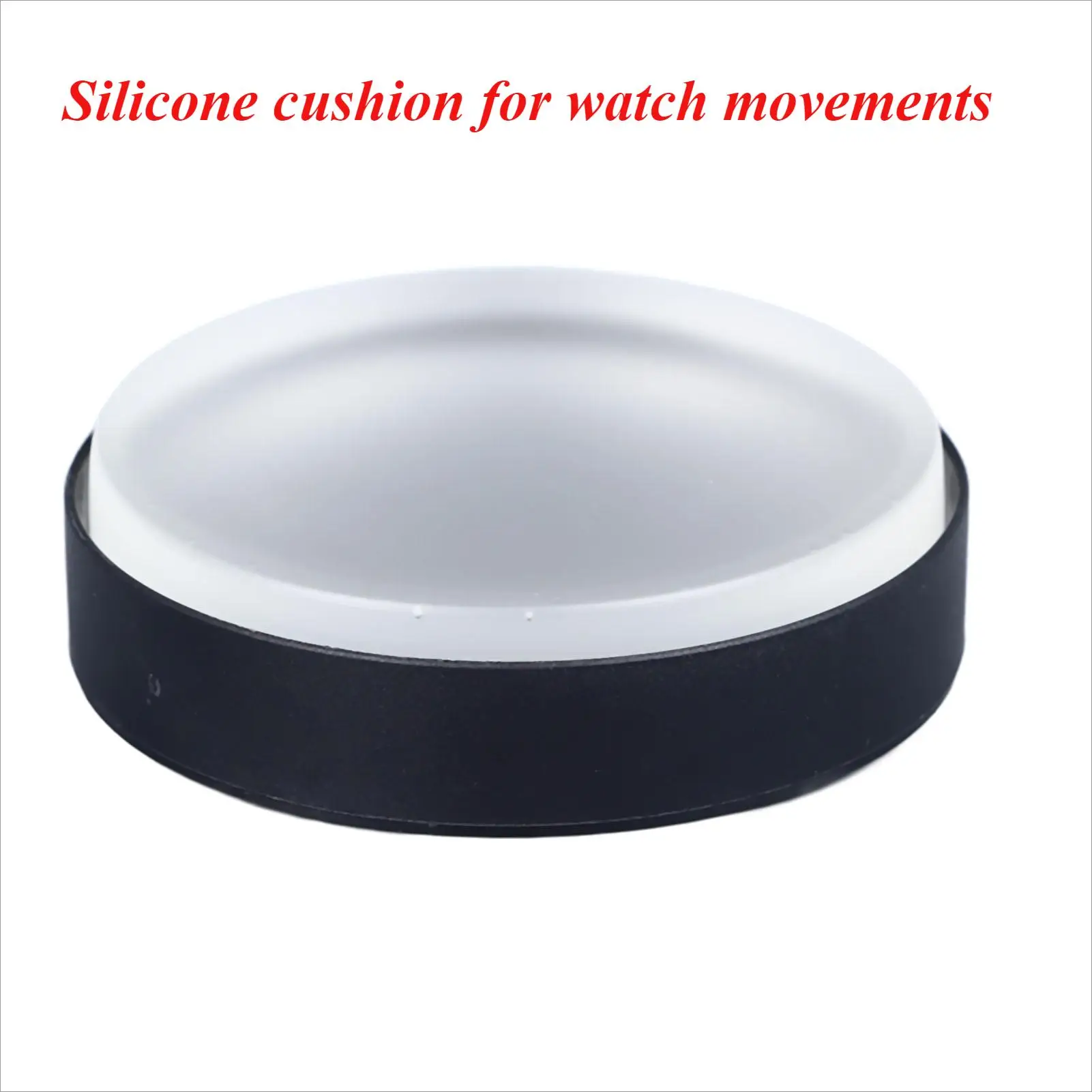 75mm 55mm Watch Case Watch Movement Holder Cushion Transparent Soft Silicone Watch Movement Cushion Pad Watch Repair Tool