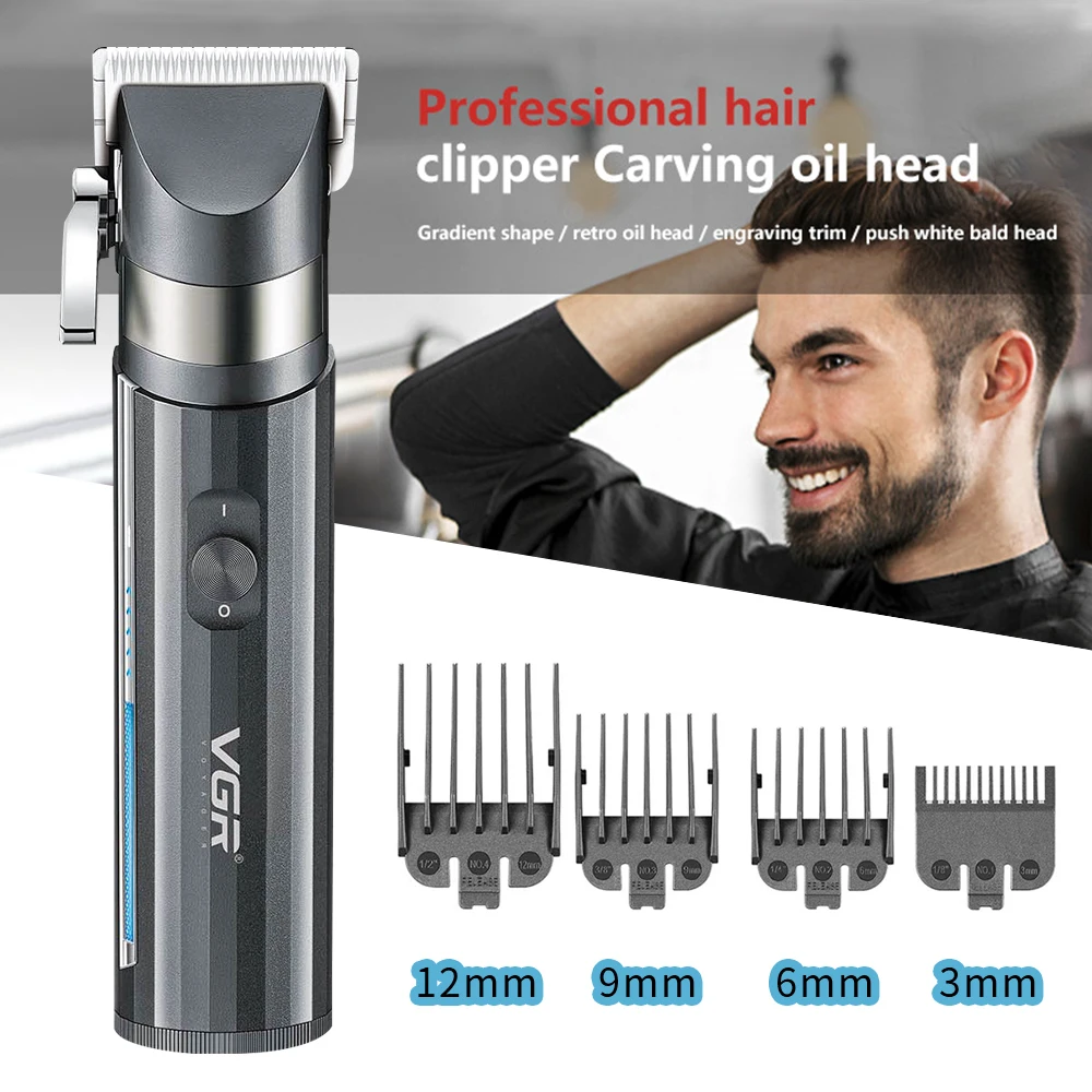 Rechargeable Hair Trimmer For Men Shaver Professional Hair Clipper  Hair Cutting Machine Barber Accessories Cut Machin Beard