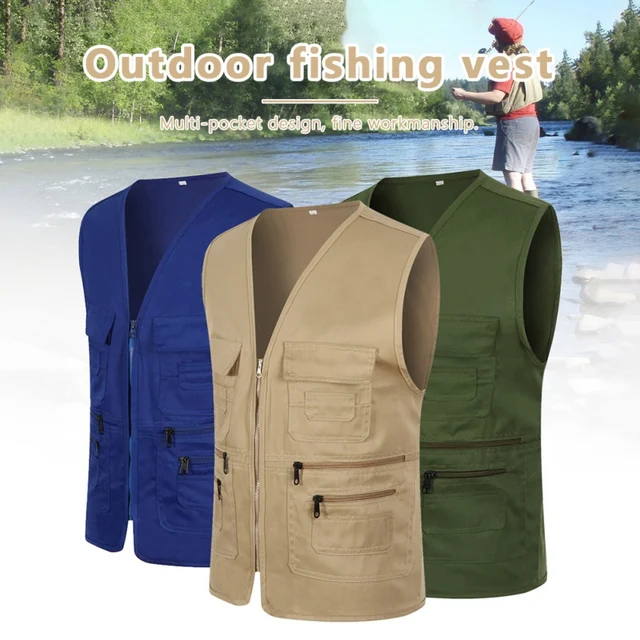 Outdoor Fishing Vests Fish Vest Fishing Travel Vest Breathable Multi-pocket  Light Fishing Vest Photography Hiking Vest - AliExpress
