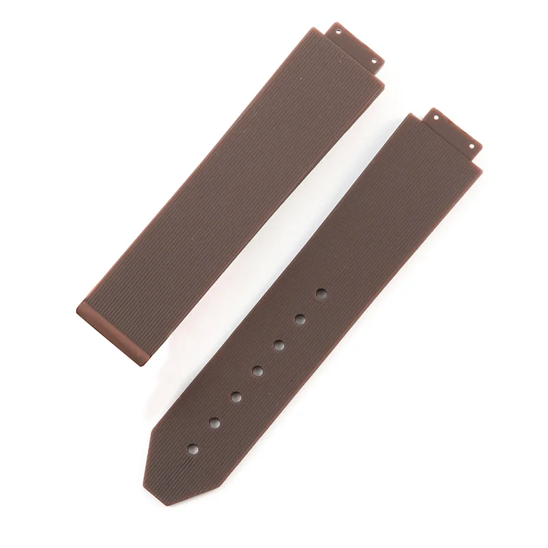 Silicone Watch Strap with Stainless Steel Folding Buckle Bracelet