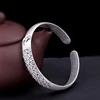Retro hand-made design“Ghost Night Walk” skeleton bangle man retro domineering creative opening wide bangle 3