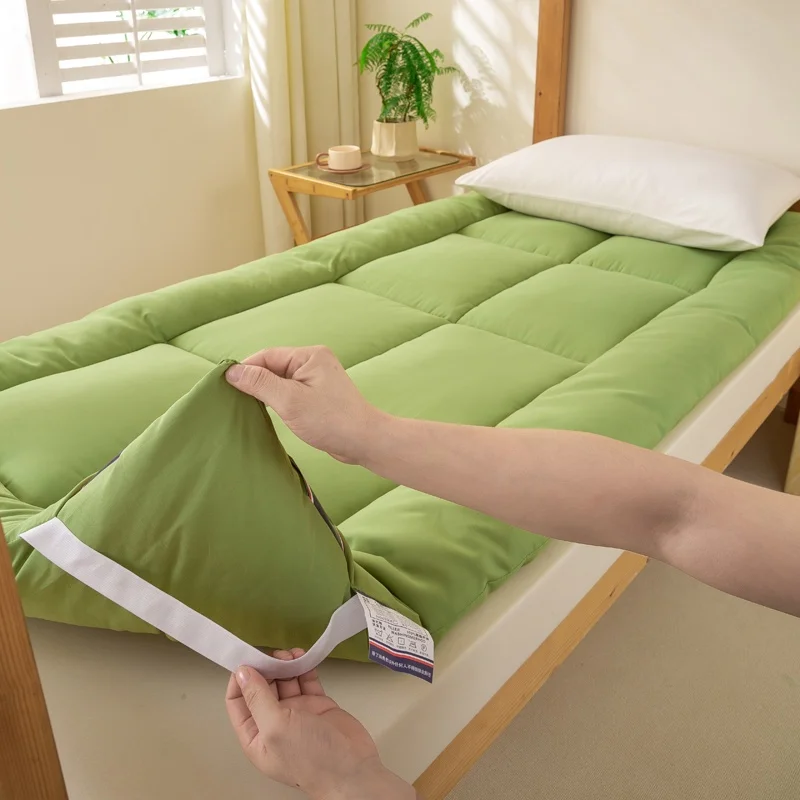 두꺼운 소프트 매트리스 다다미 침구 싱글용 기숙사 특수용 학생 기숙사 매트리스 패드 이불 2025 신규 디자인